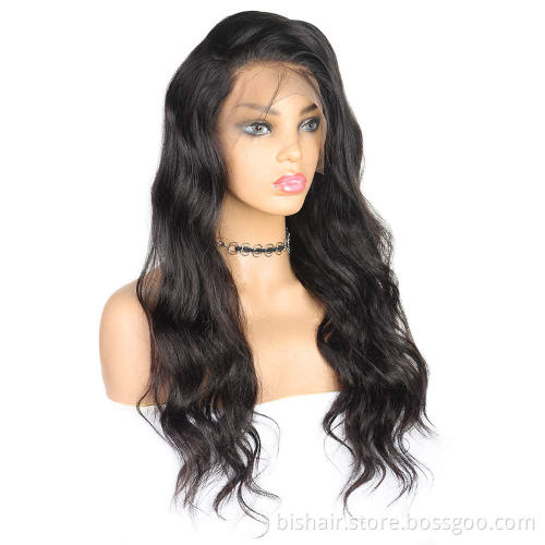 Body wave T Lace Brazilian Real Hair Wig HD FrontLace Wig Real Human Hair Suitable for women150% Density Pre-drawn Natural Color
